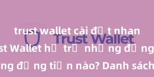 trust wallet cài đặt nhanh không Trust Wallet hỗ trợ những đồng tiền nào? Danh sách đầy đủ